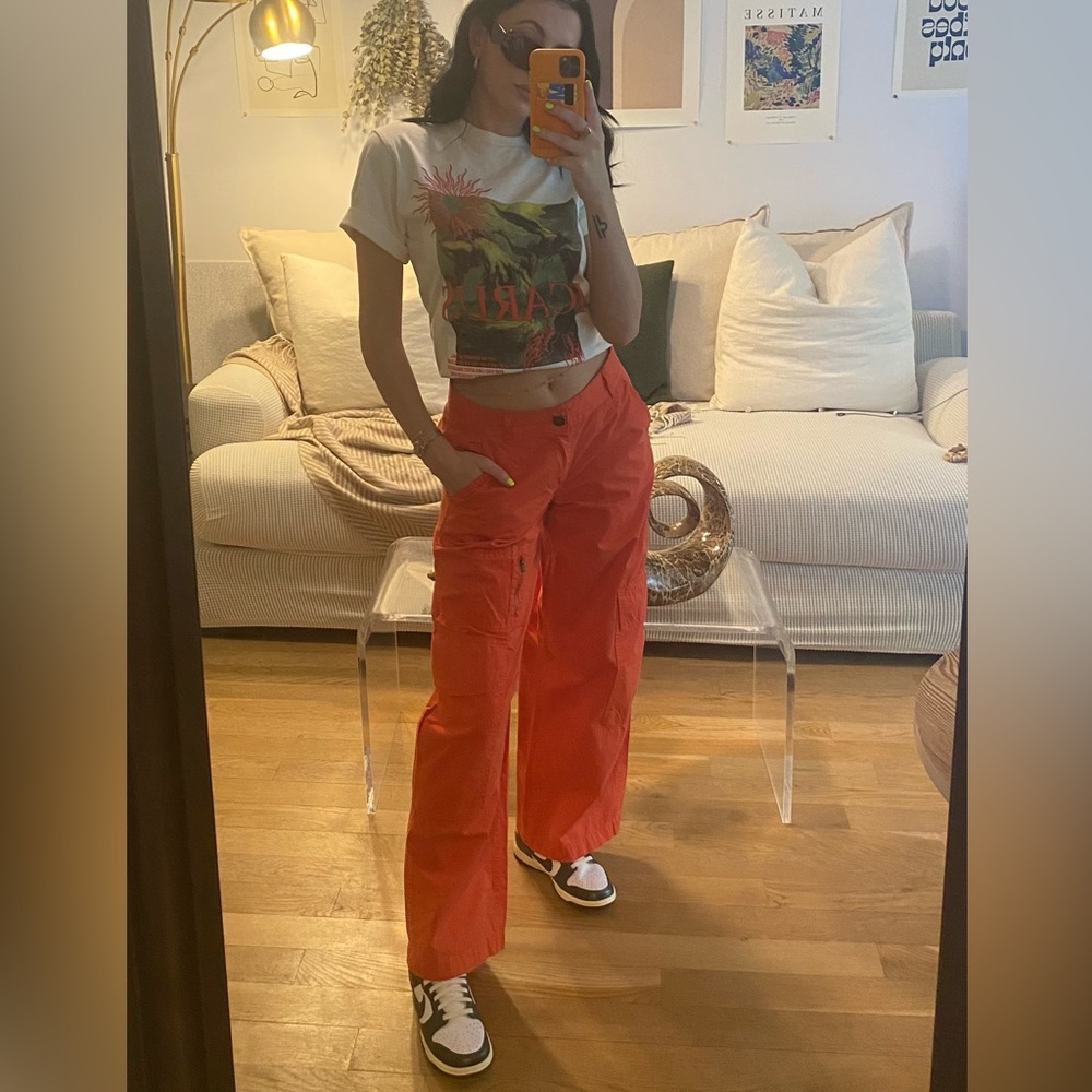 Urban Outfitters BDG orange cargo pants